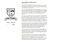 Desktop Screenshot of geekstudies.org